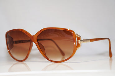 DIOR 1990 Vintage Womens Designer Sunglasses Brown Butterfly 2498 12 15202