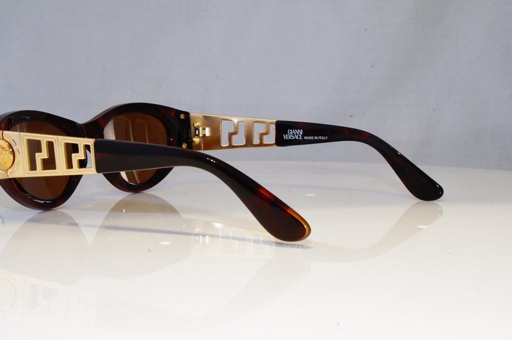 GIANNI VERSACE Mens Womens Vintage Designer Sunglasses Gold Medusa MOD 492 18302