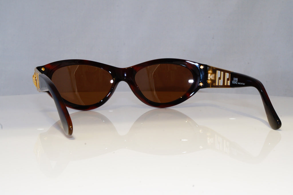 GIANNI VERSACE Mens Womens Vintage Designer Sunglasses Gold Medusa MOD 492 18302