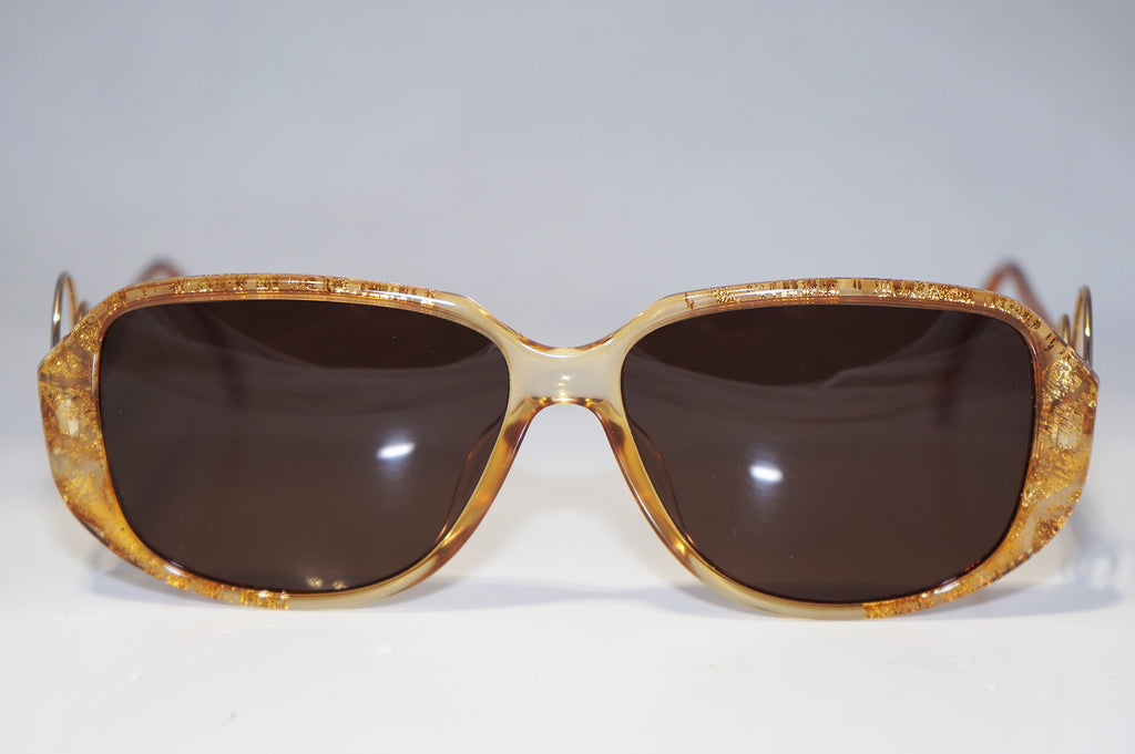 DIOR 1990 Vintage Womens Designer Sunglasses Brown Square 2572 11 15040