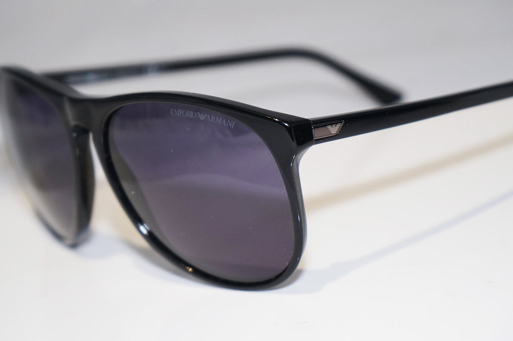EMPORIO ARMANI Mens Designer Sunglasses Black Square EA 9801 807BN 14777