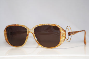 DIOR 1990 Vintage Womens Designer Sunglasses Brown Square 2572 11 15040