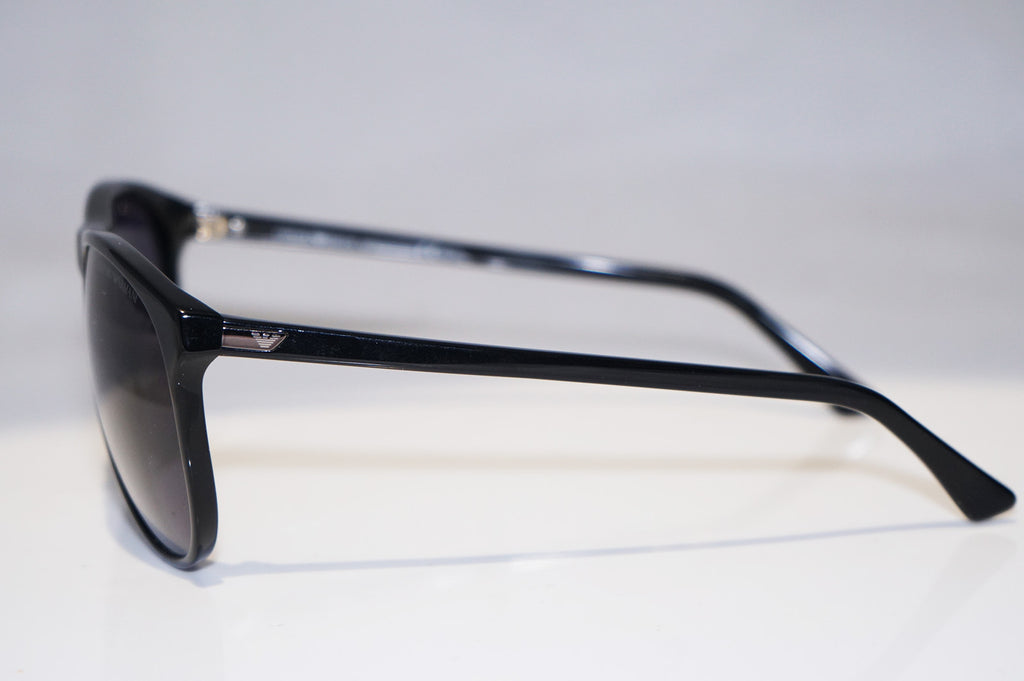 EMPORIO ARMANI Mens Designer Sunglasses Black Square EA 9801 807BN 14777