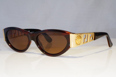 GIANNI VERSACE Mens Womens Vintage Designer Sunglasses Gold Medusa MOD 492 18302