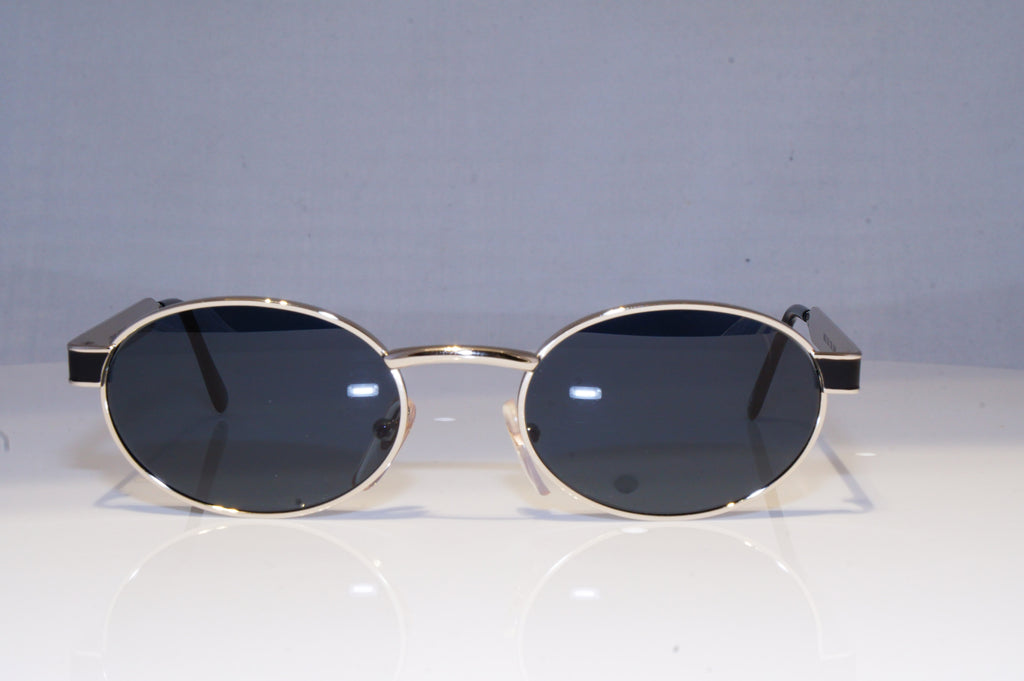 GIANNI VERSACE Mens Womens Vintage Designer Sunglasses Silver MOD S58 56M 18379