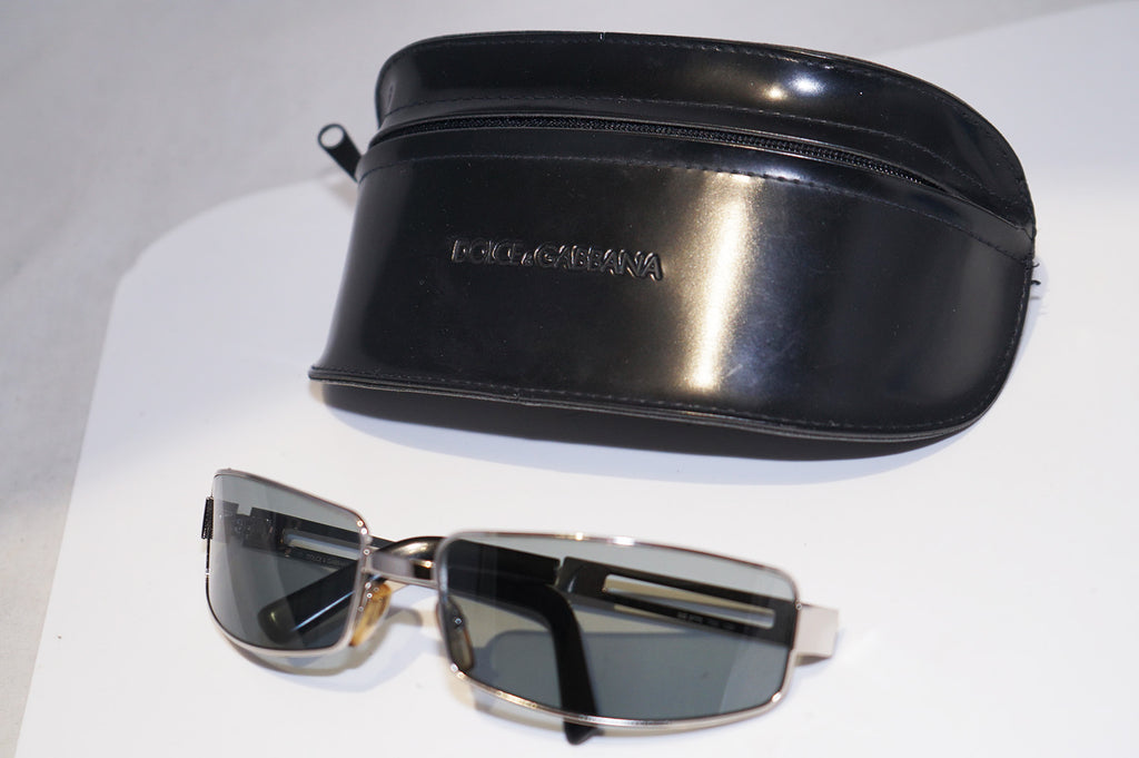 DOLCE & GABBANA Vintage Mens Designer Sunglasses Silver DG 377 753 14749