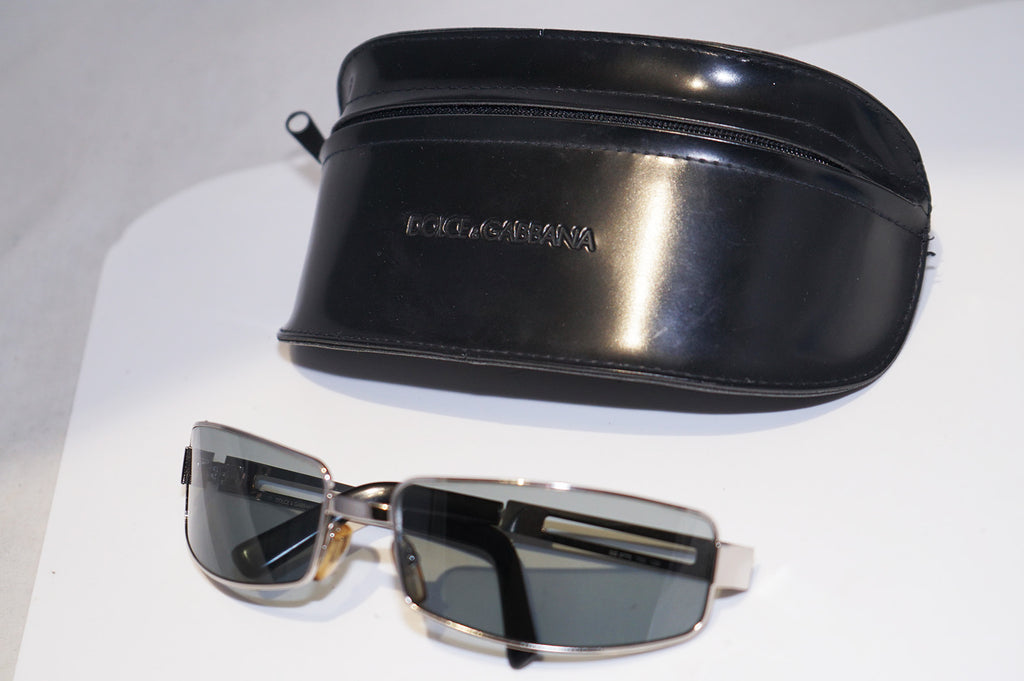 DOLCE & GABBANA Vintage Mens Designer Sunglasses Silver DG 377 753 14749