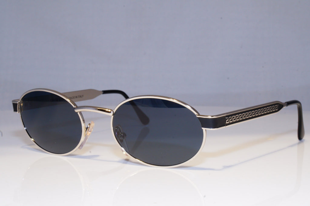 GIANNI VERSACE Mens Womens Vintage Designer Sunglasses Silver MOD S44 26M 18378