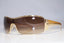 PRADA Mens Designer Sunglasses Gold Shield SPR 53H 5AK-6S1 14770