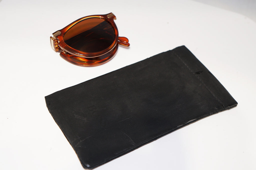 HUGO BOSS 1990 Vintage Mens Designer Sunglasses Brown Folding 5153 10 15124