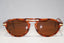 HUGO BOSS 1990 Vintage Mens Designer Sunglasses Brown Folding 5153 10 15124