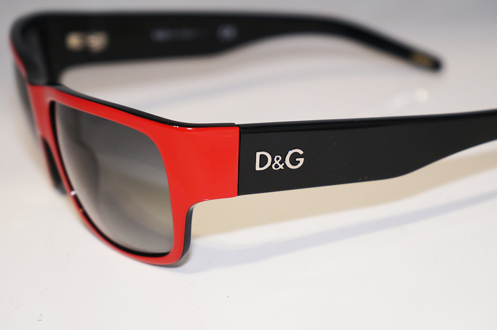 DOLCE & GABBANA Mens Designer Sunglasses Red Rectangle D&G 3031 768/8G 16049