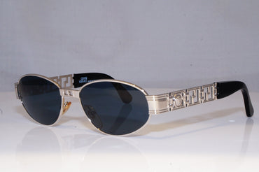 GIANNI VERSACE Mens Womens Vintage Designer Sunglasses Silver MOD S44 26M 18378