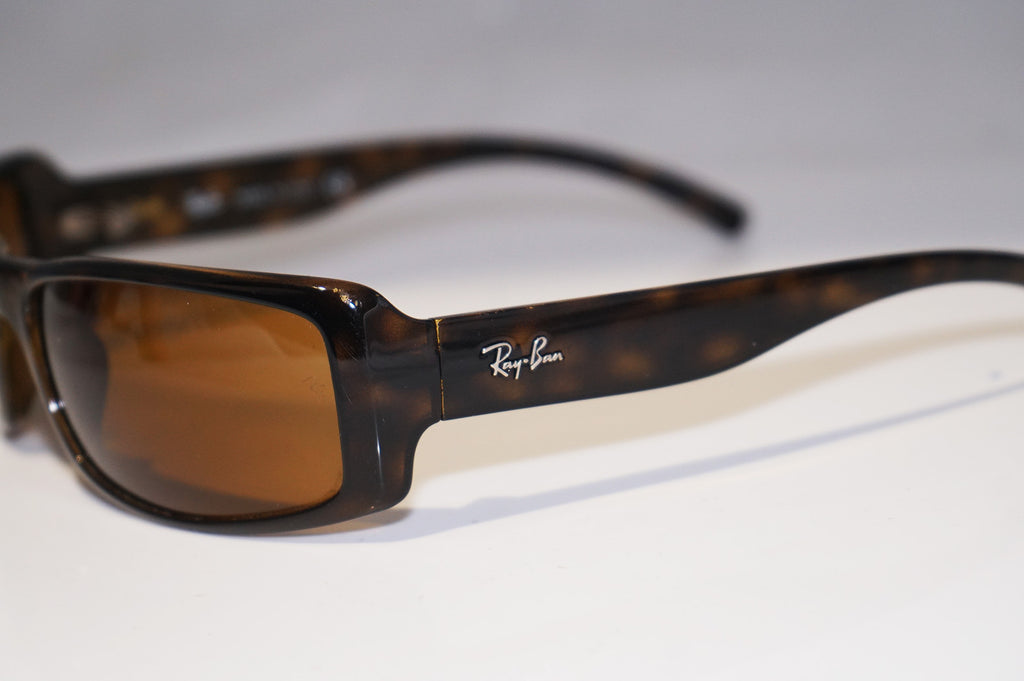 RAY-BAN Vintage Mens Designer Sunglasses Brown Rectangle RB 4088 710 14655