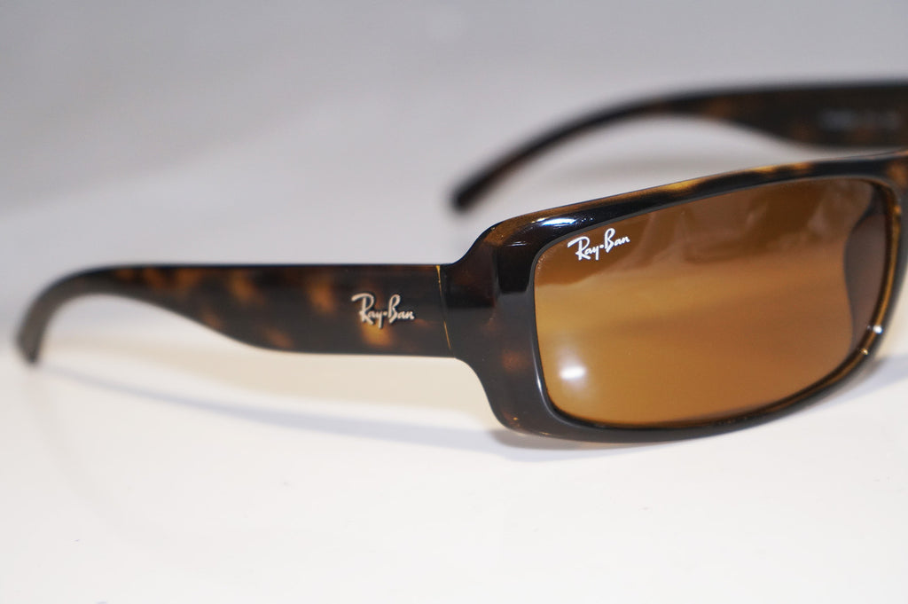 RAY-BAN Vintage Mens Designer Sunglasses Brown Rectangle RB 4088 710 14655