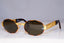 GIANNI VERSACE Mens Womens Vintage Designer Sunglasses Gold MOD S43 07M 18350