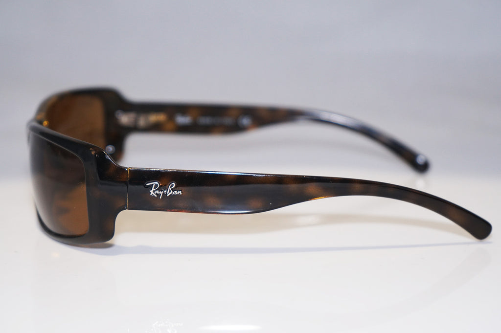 RAY-BAN Vintage Mens Designer Sunglasses Brown Rectangle RB 4088 710 14655