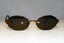 YSL YVES SAINT LAURENT Mens Womens Designer Sunglasses Brown Oval 6067 352 17468