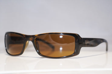RAY-BAN Vintage Mens Designer Sunglasses Brown Rectangle RB 4088 710 14655