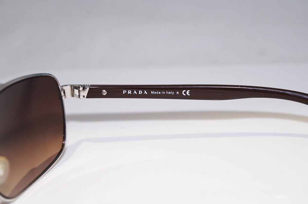 PRADA Mens Designer Sunglasses Brown Rectangle SPS 55N 1BC-6S1 14652