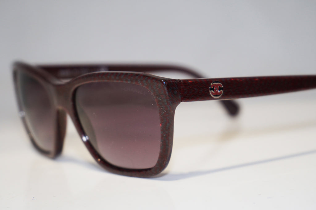 CHANEL Boxed Womens Designer Sunglasses Burgundy Butterfly 5266 C1410/S1 16010