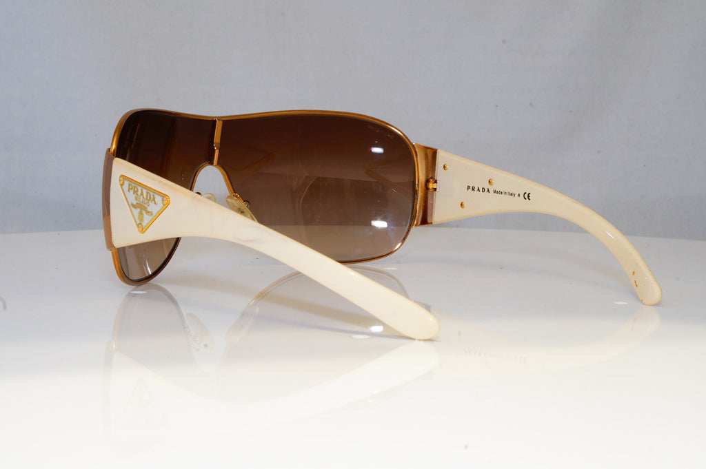 PRADA Mens Womens Designer Sunglasses White Shield IVORY SPR 57L ZVA-6S1 20379