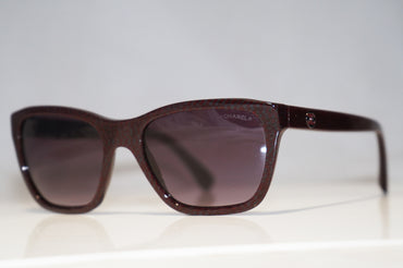 CHANEL Boxed Womens Designer Sunglasses Burgundy Butterfly 5266 C1410/S1 16010