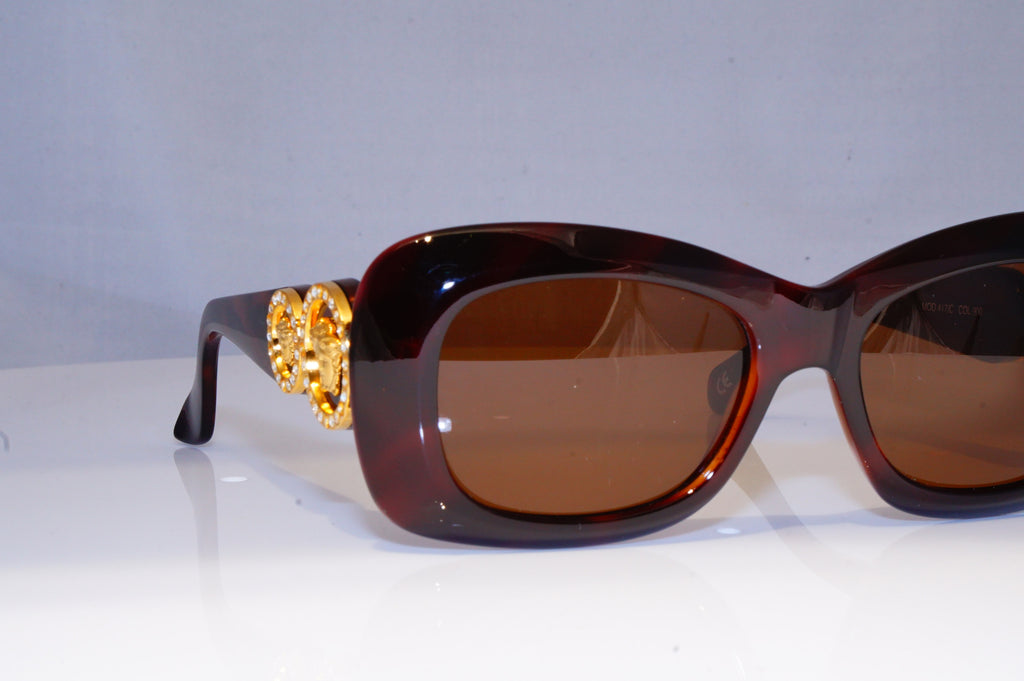 GIANNI VERSACE Mens Womens Diamante Vintage Designer Sunglasses MOD 417 18255