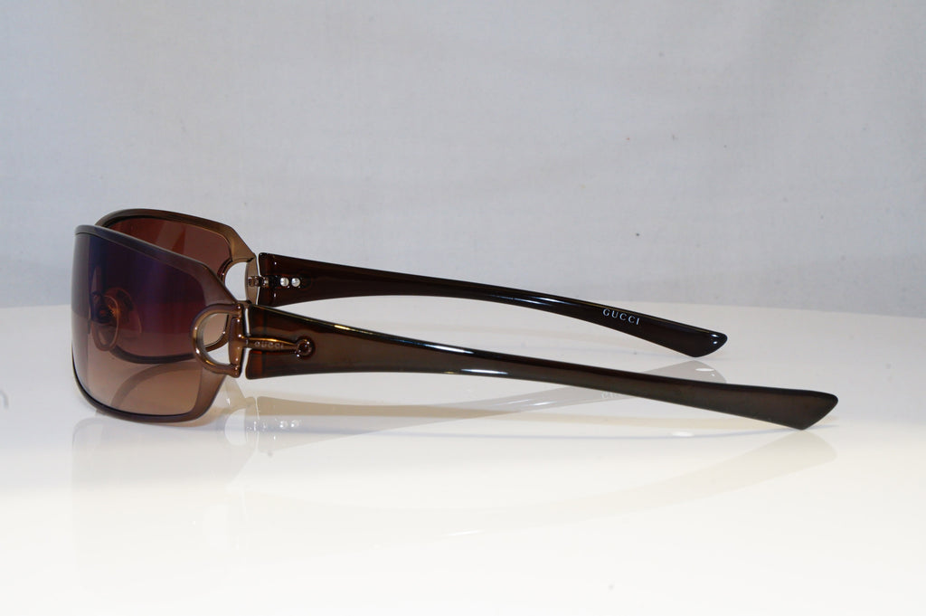 GUCCI Mens Womens Unisex Designer Sunglasses Brown Rectangle GG 2739 BKV5U 20398