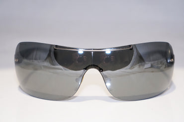 PRADA Mens Designer Sunglasses Silver Shield SPS 02M AAL-7W1 14748