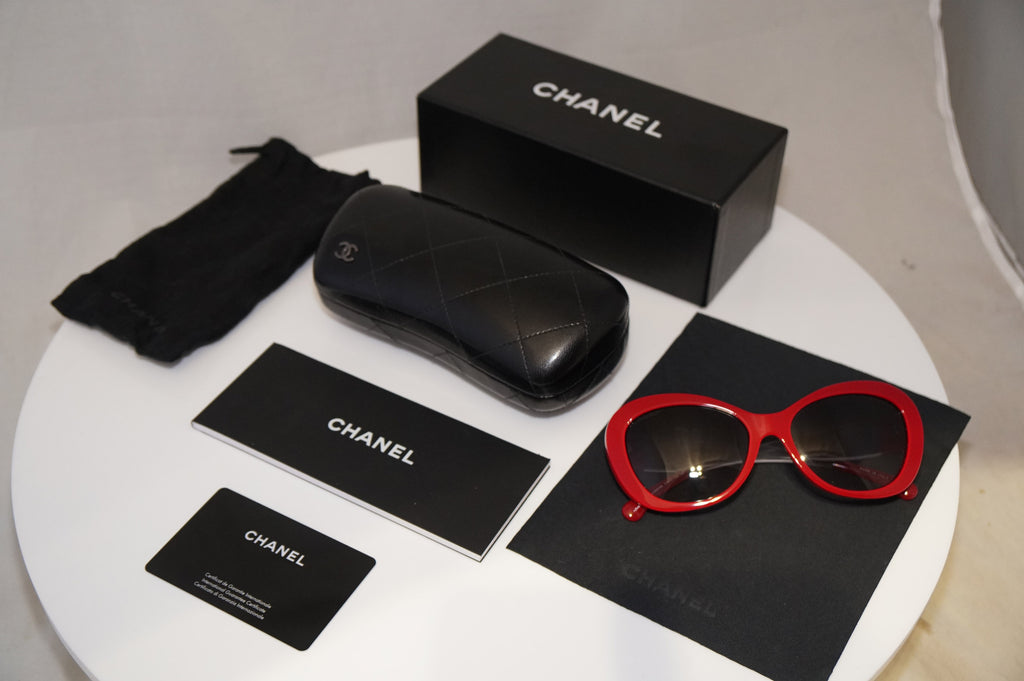 CHANEL Mens Boxed Designer Sunglasses Red Butterfly 5264 1343/S6 20087