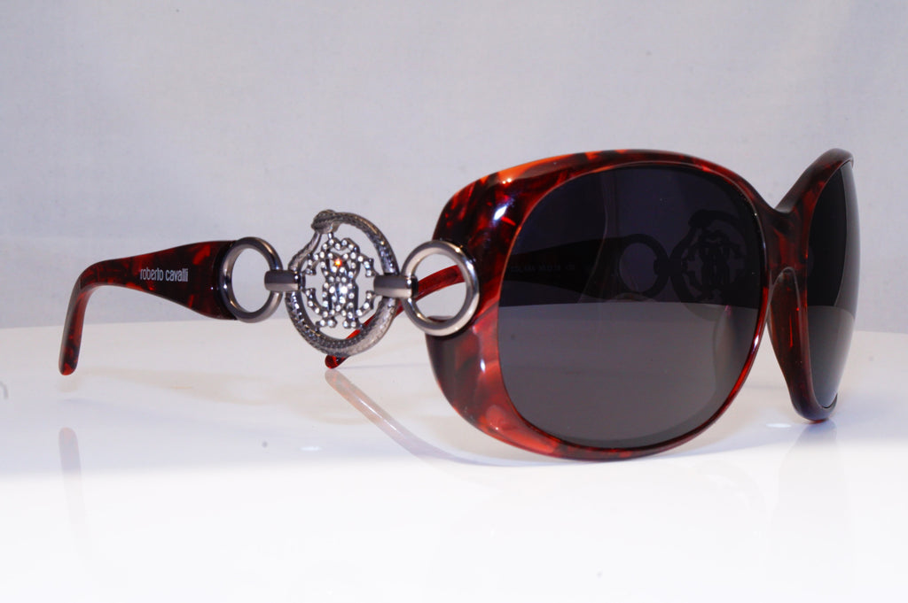 ROBERTO CAVALLI Womens Diamante Designer Sunglasses Brown Rubino 446S 68A 17147