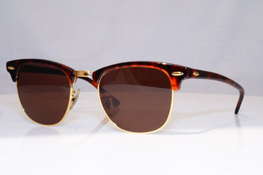 RAY-BAN Mens Designer Sunglasses Brown Clubmaster RB 3016 WO366 16239