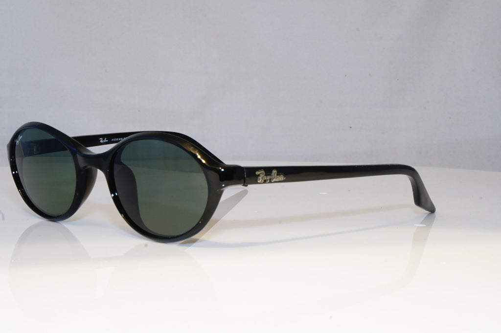RAY-BAN Mens Womens Vintage 1990 Designer Sunglasses Black Oval W2833 BLK 19942
