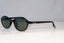 RAY-BAN Mens Womens Vintage 1990 Designer Sunglasses Black Oval W2833 BLK 19942