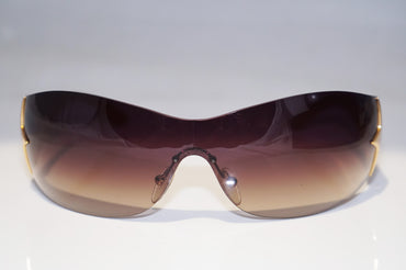 PRADA Mens Unisex Designer Star Sunglasses Brown Shield SPR 72G 5AK-6S1 14715