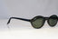 RAY-BAN Mens Womens Vintage 1990 Designer Sunglasses Black Oval W2833 BLK 19942