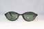 RAY-BAN Mens Womens Vintage 1990 Designer Sunglasses Black Oval W2833 BLK 19942