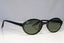 RAY-BAN Mens Womens Vintage 1990 Designer Sunglasses Black Oval W2833 BLK 19942