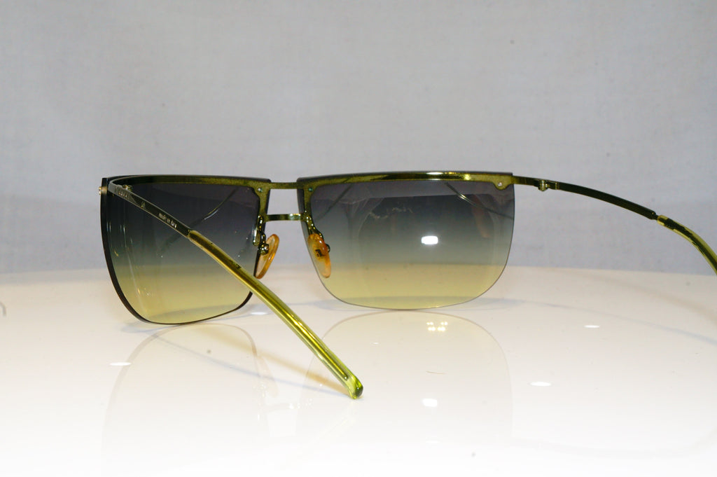 GUCCI Mens Unisex Vintage Designer Sunglasses Green Wrap GG 2563 074/12 16991