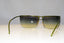 GUCCI Mens Unisex Vintage Designer Sunglasses Green Wrap GG 2563 074/12 16991