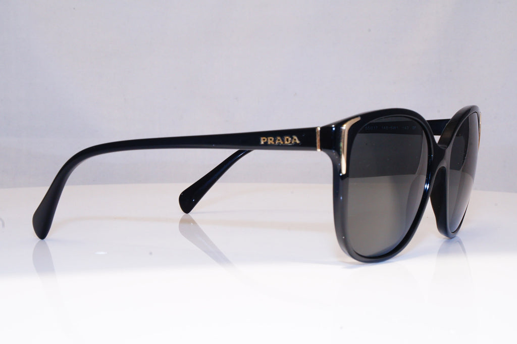 PRADA Mens Polarized Designer Sunglasses Black Butterfly SPR 010 1AB-5W1 17203