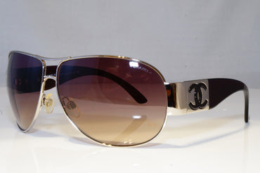 CHANEL Mens Womens Boxed Designer Sunglasses Silver Pilot 4128 259/13 20081