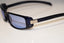 GUCCI 1990 Vintage Mens Designer Sunglasses Blue Rectangle GG 1188 5JD 15991