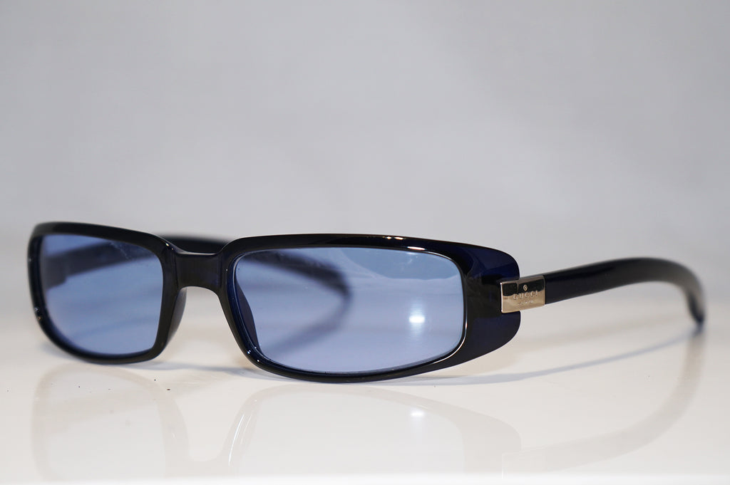 GUCCI 1990 Vintage Mens Designer Sunglasses Blue Rectangle GG 1188 5JD 15991