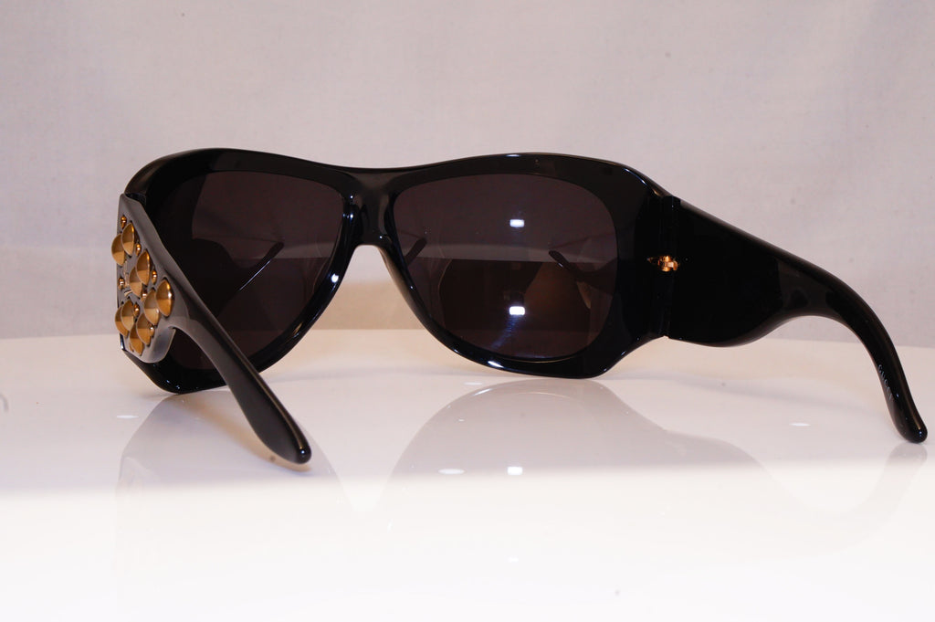 GUCCI Womens Oversized Designer Sunglasses Black STUDDED GG 3039 D28LF 17323
