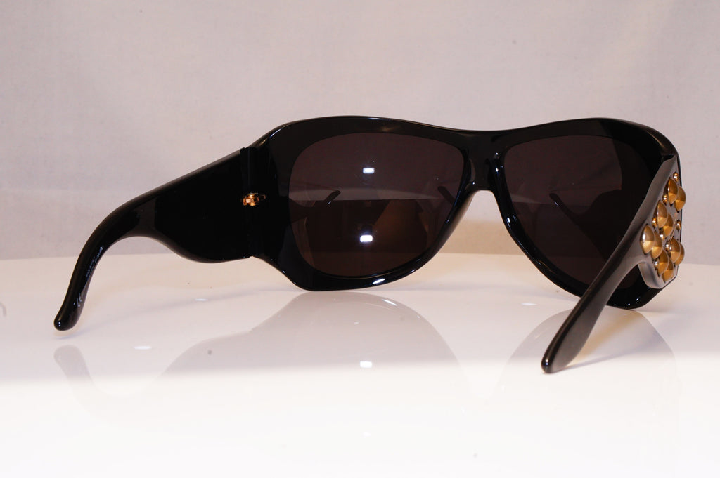 GUCCI Womens Oversized Designer Sunglasses Black STUDDED GG 3039 D28LF 17323