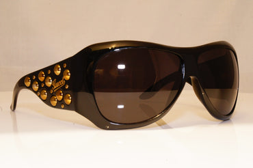 GUCCI Womens Oversized Designer Sunglasses Black STUDDED GG 3039 D28LF 17323