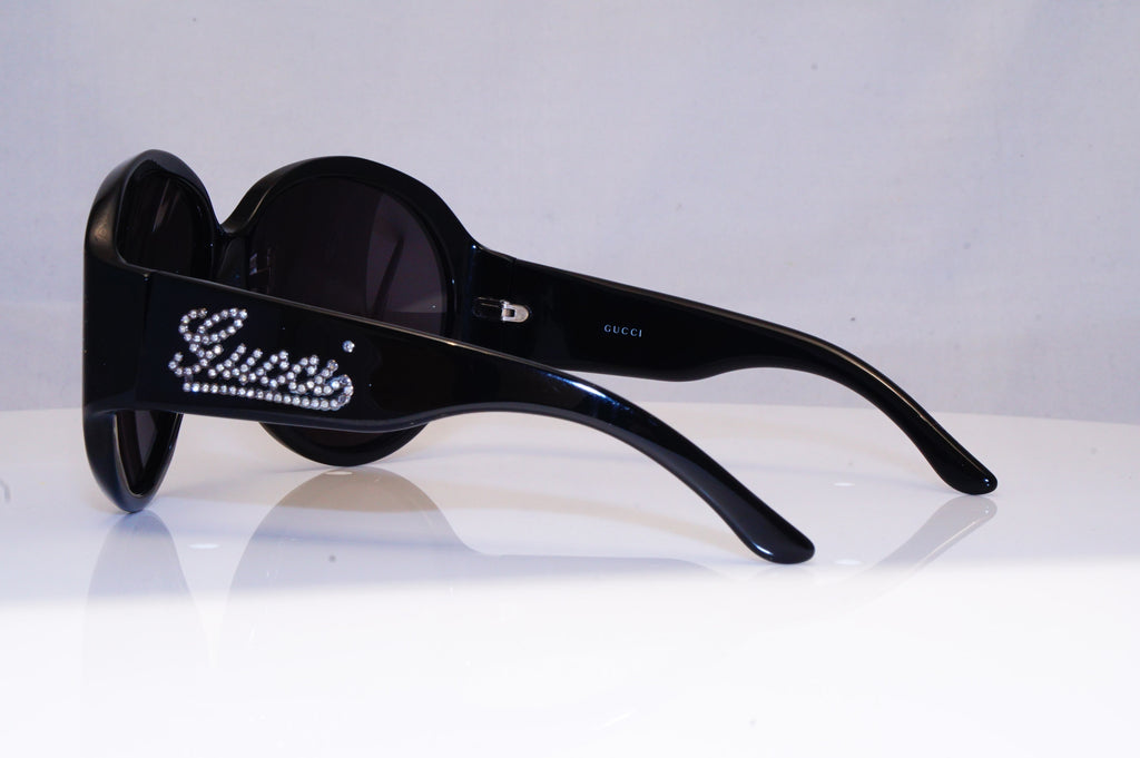 GUCCI Womens Diamante Oversized Designer Sunglasses Black GG 2927 807BN 17454