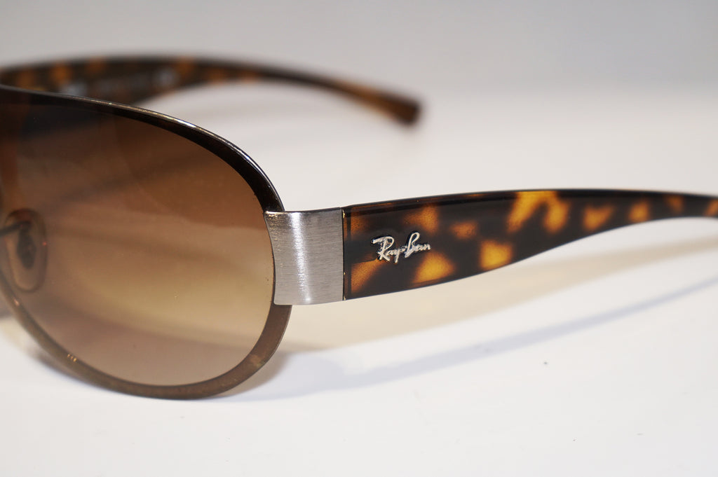 RAY-BAN Mens Designer Sunglasses Brown Shield RB 3350 004/13 15867